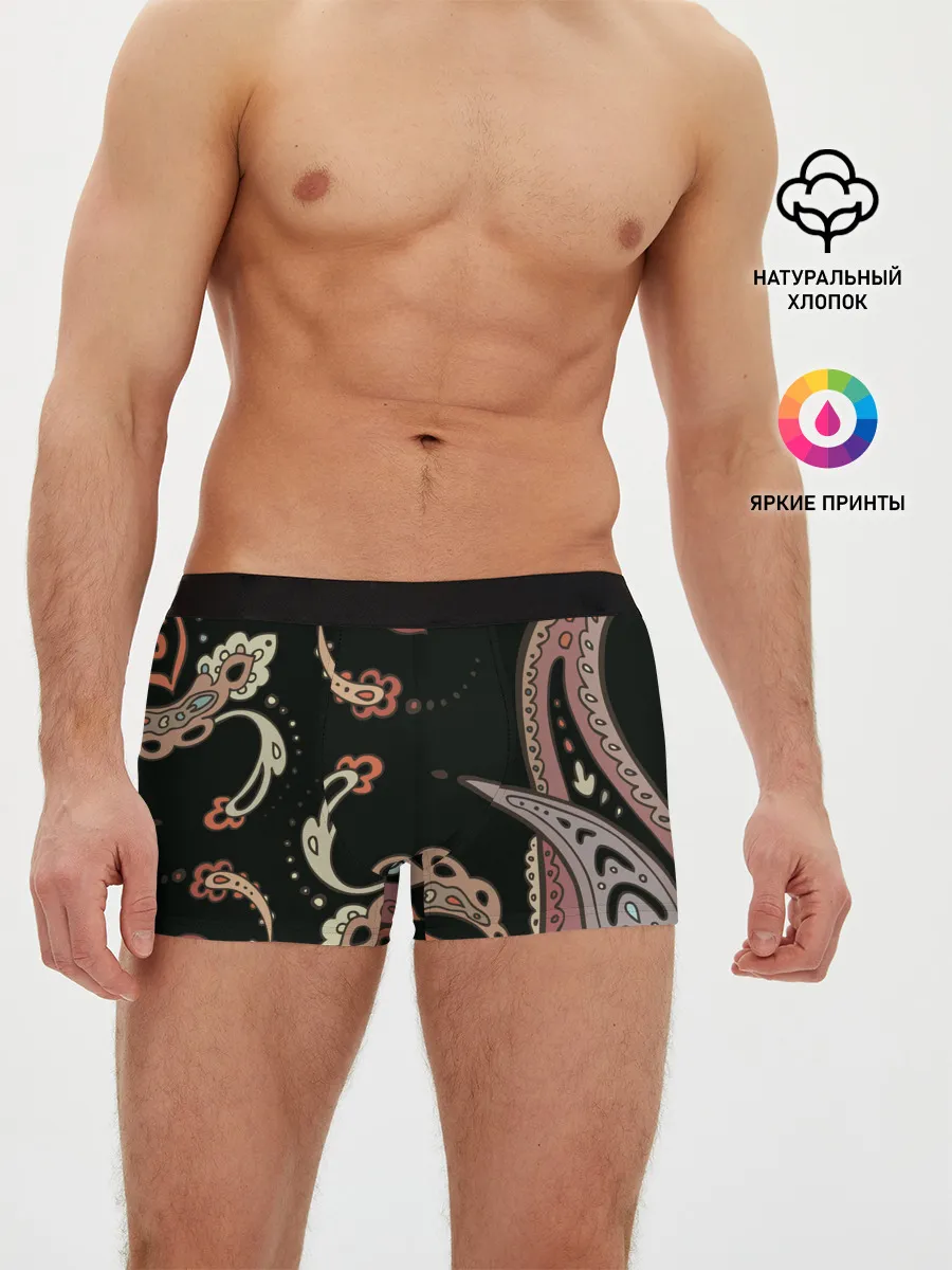 Мужские трусы боксеры / Расписной узор