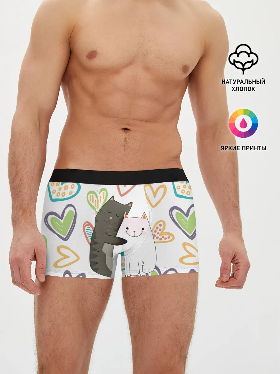 Мужские трусы боксеры / Сладкая парочка