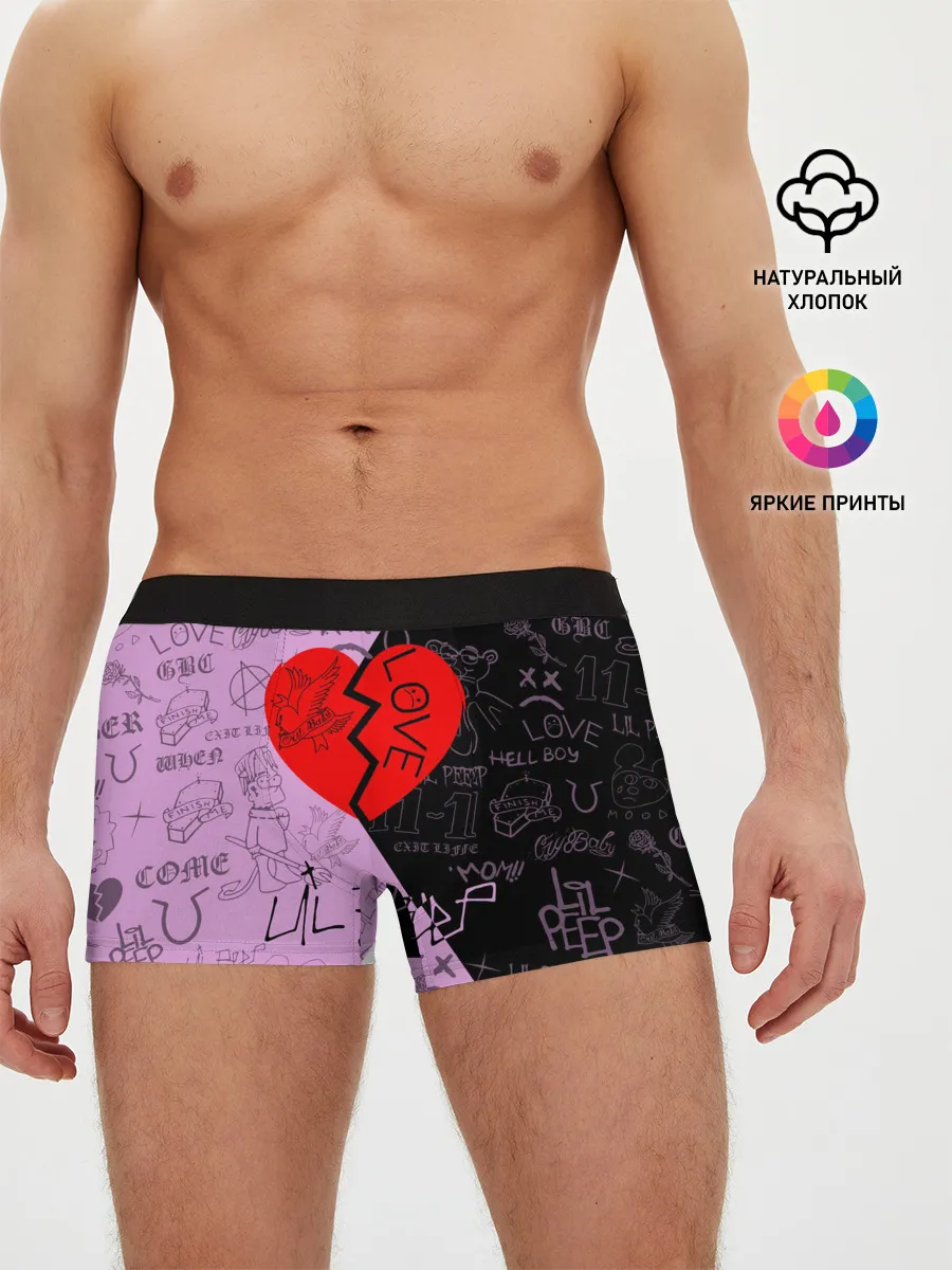 Мужские трусы боксеры / LIL PEEP.