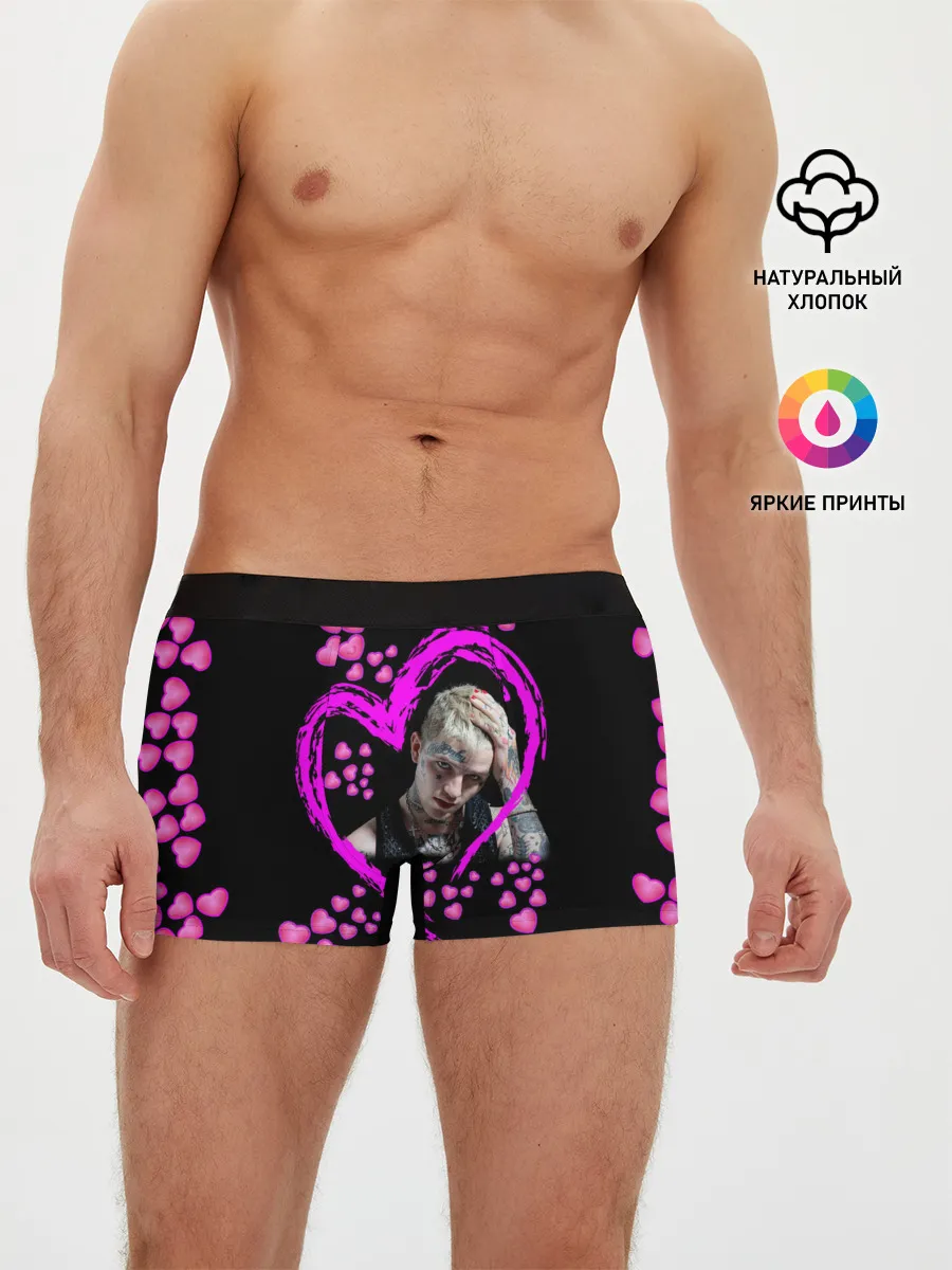 Мужские трусы боксеры / Lil Peep