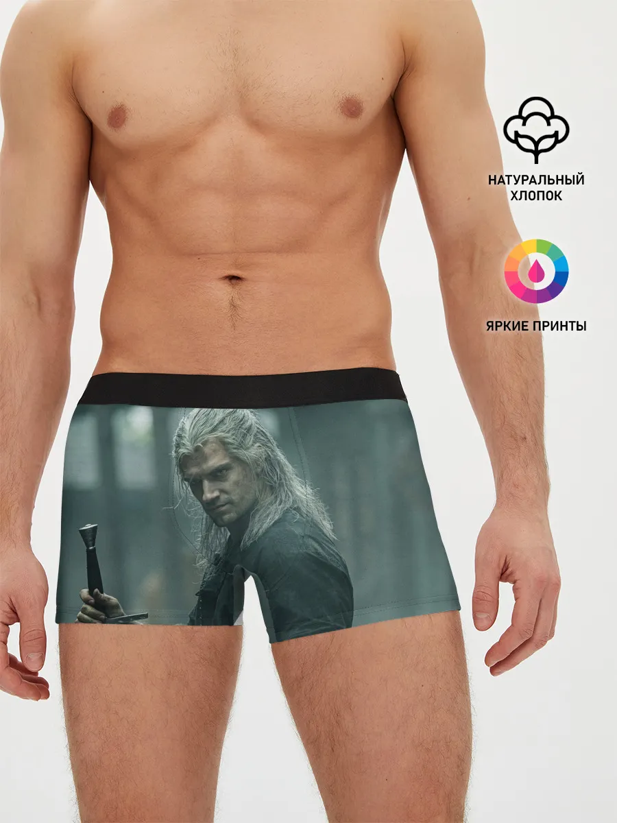 Мужские трусы боксеры / Ведьмак Геральт