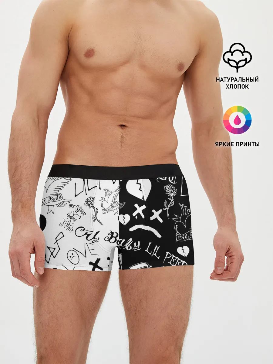 Мужские трусы боксеры / LIL PEEP