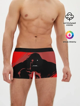 Мужские трусы боксеры / Стальной алхимик | Обжорство