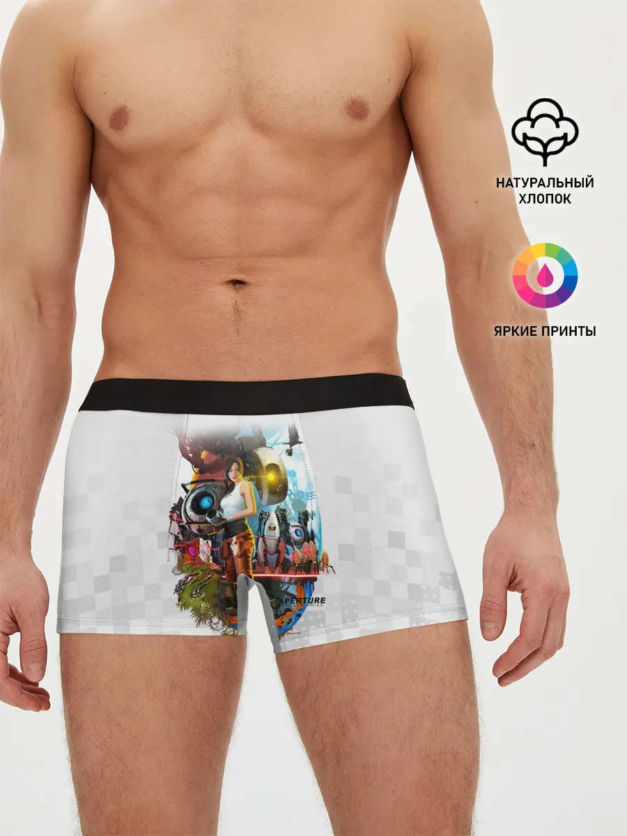 Мужские трусы боксеры / PORTAL 2 | ПОРТАЛ 2 ЧЕЛЛ