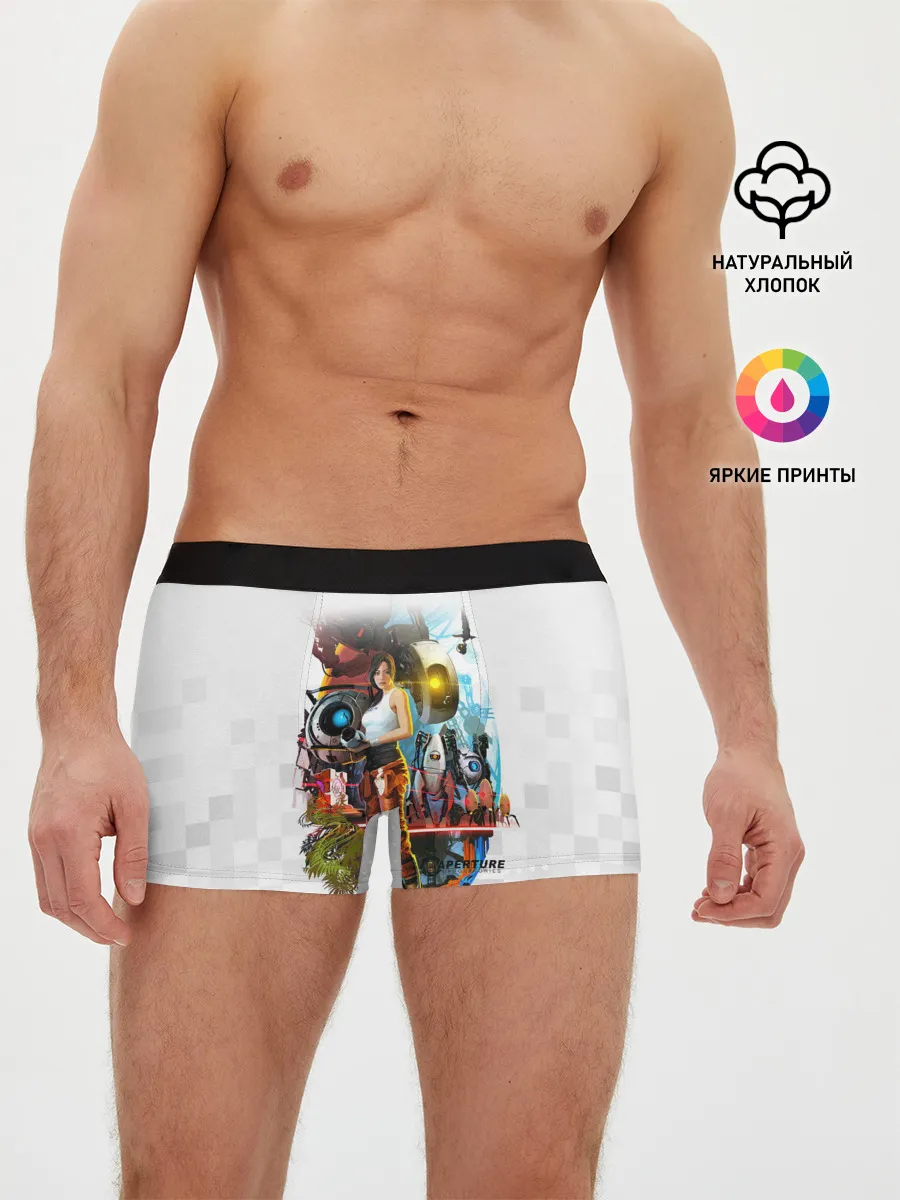 Мужские трусы боксеры / PORTAL 2 | ПОРТАЛ 2 ЧЕЛЛ
