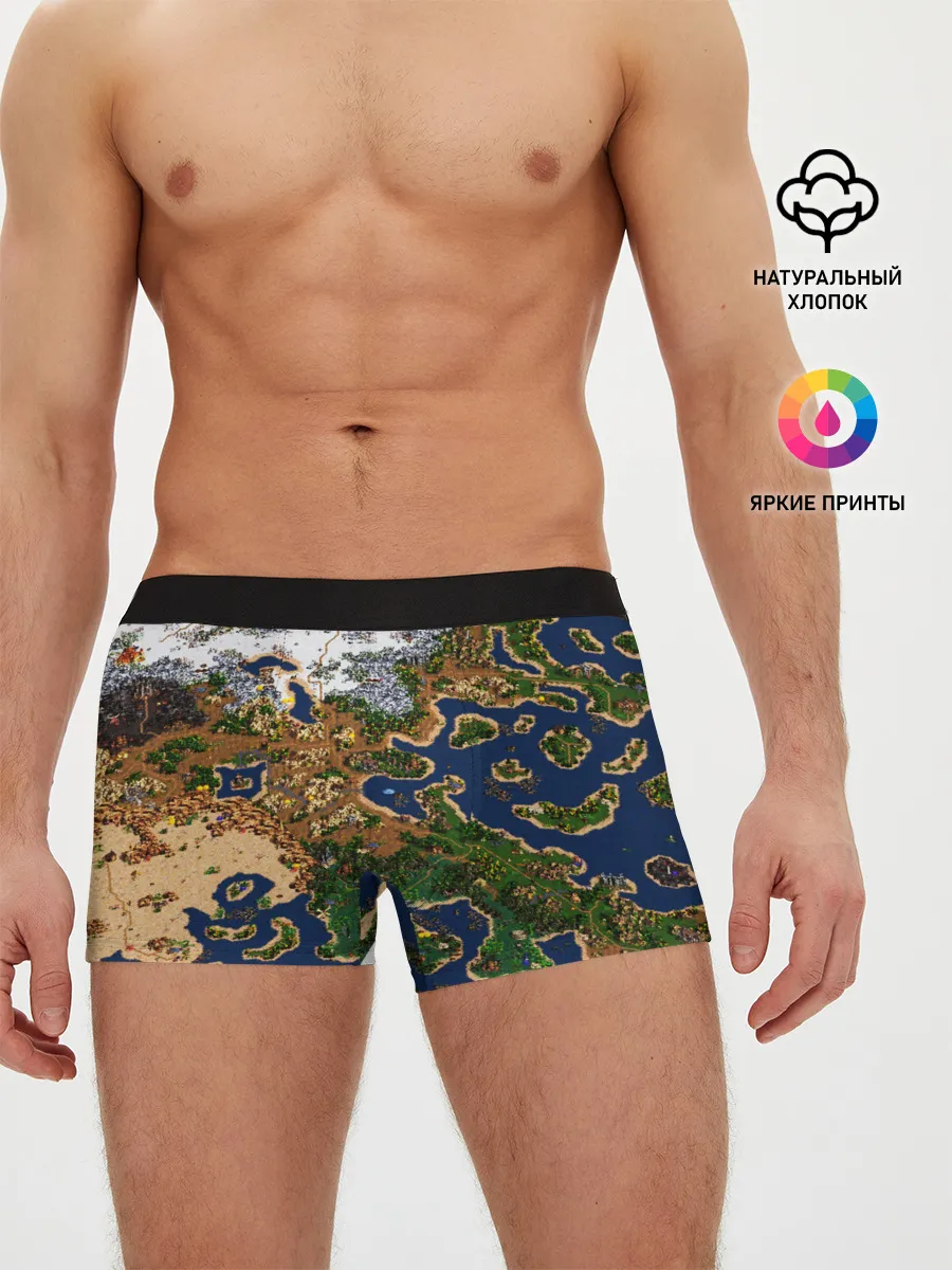 Мужские трусы боксеры / HEROES 3 КАРТА