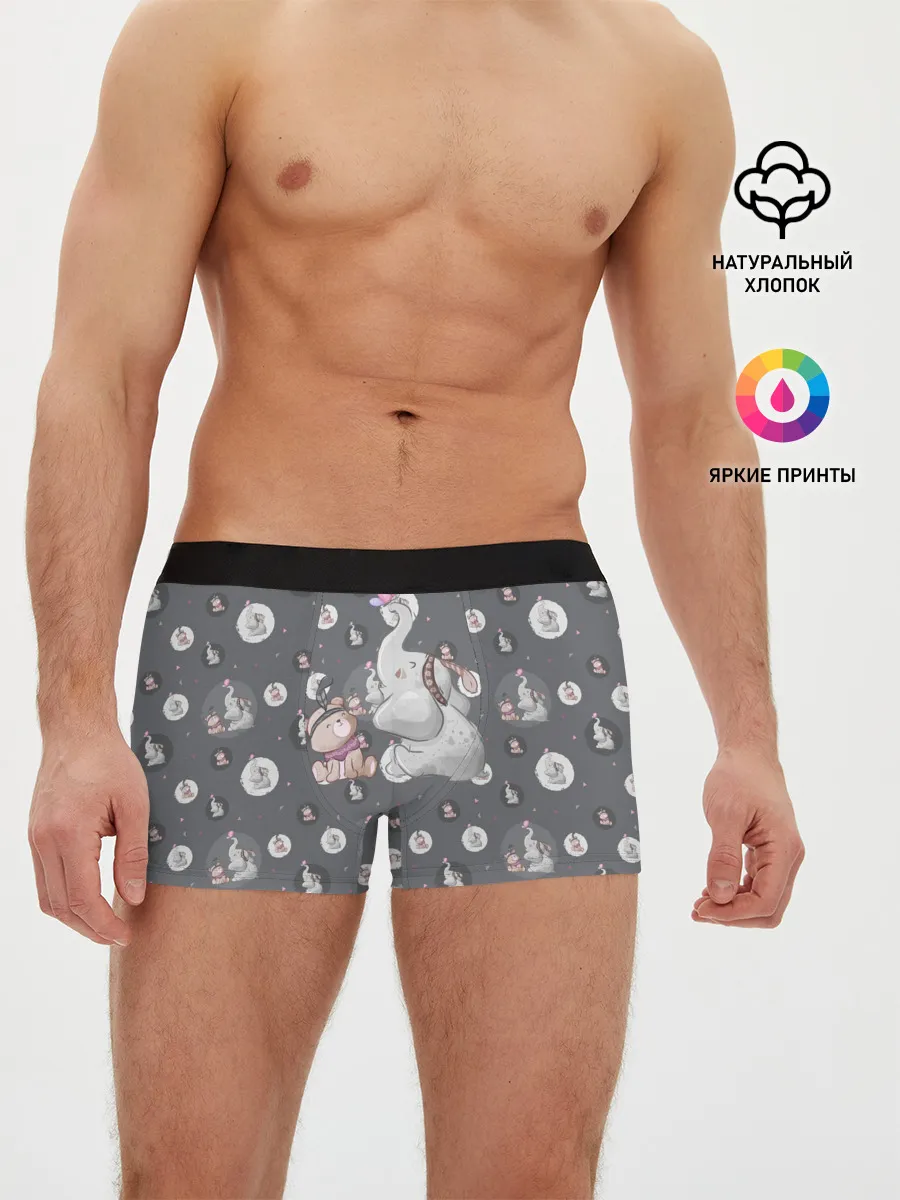 Мужские трусы боксеры / Слоник