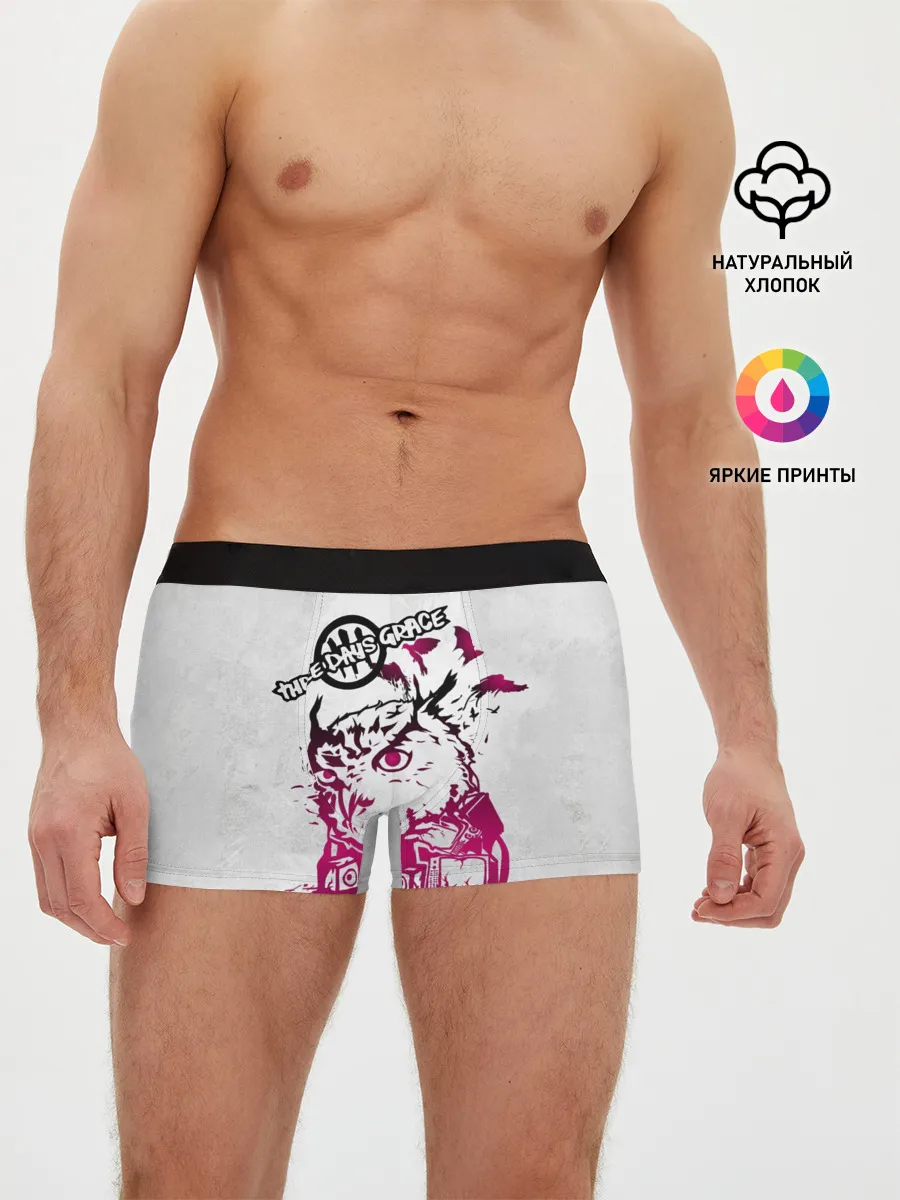 Мужские трусы боксеры / Three days grace