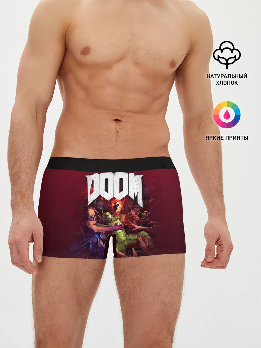 Мужские трусы боксеры / Doom