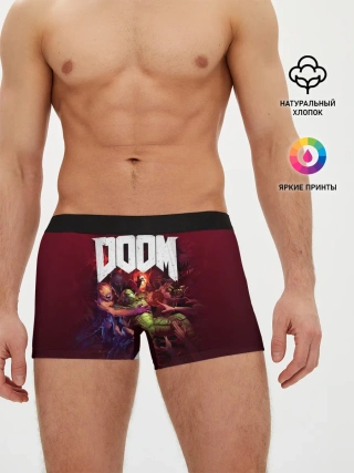 Мужские трусы боксеры / Doom
