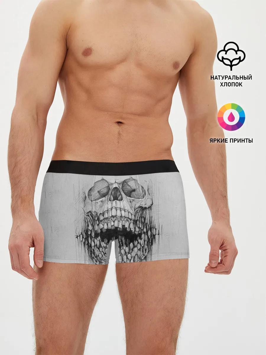 Мужские трусы боксеры / Dentist skull