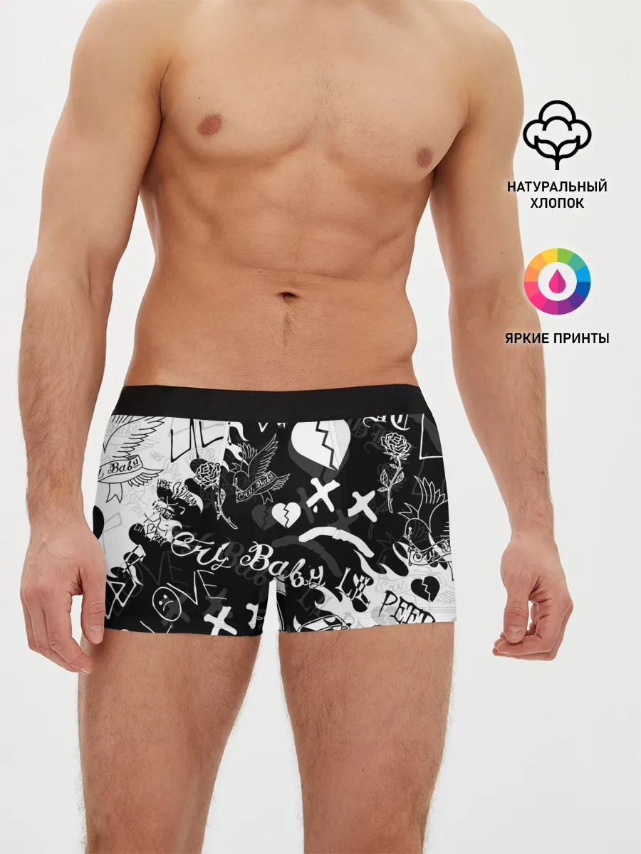 Мужские трусы боксеры / LIL PEEP