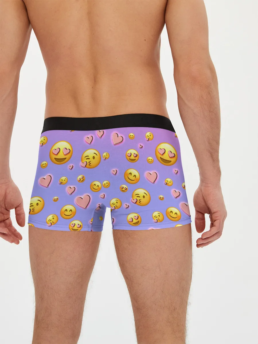 Мужские трусы боксеры / Очень много эмодзи