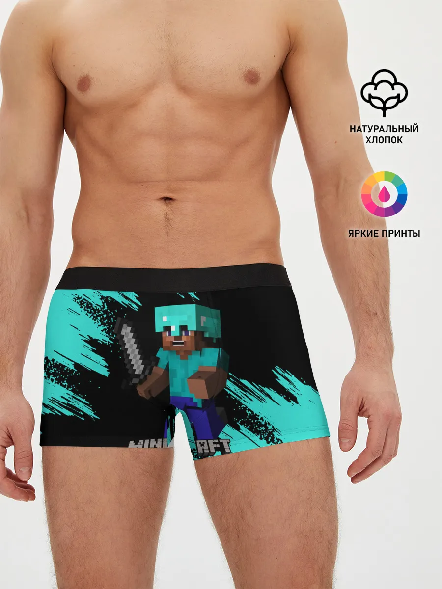 Мужские трусы боксеры / MINECRAFT