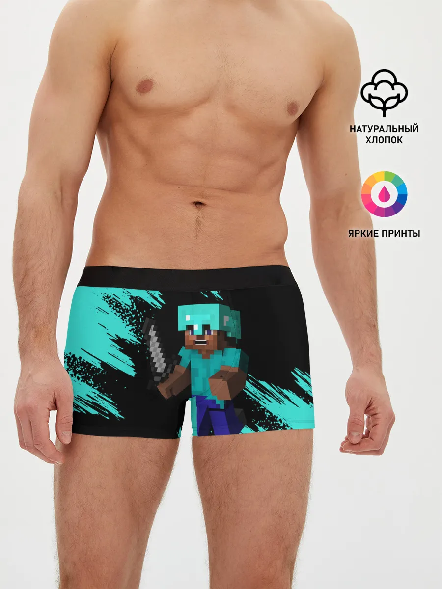 Мужские трусы боксеры / MINECRAFT