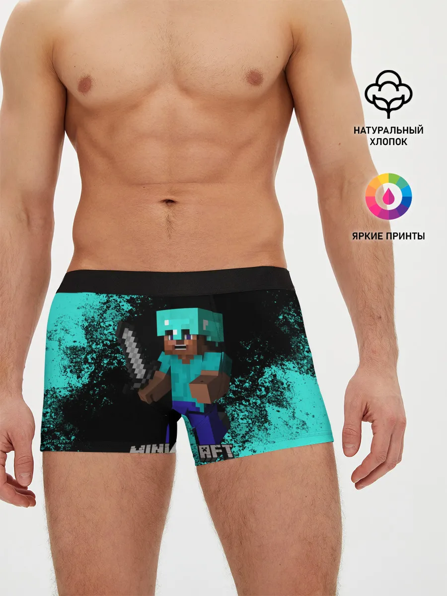 Мужские трусы боксеры / MINECRAFT