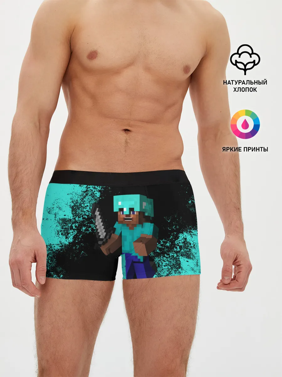 Мужские трусы боксеры / MINECRAFT