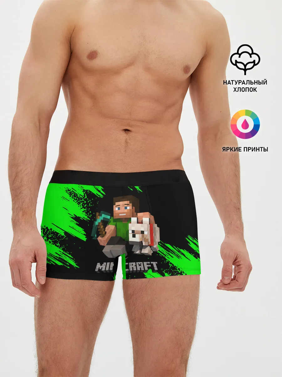 Мужские трусы боксеры / MINECRAFT
