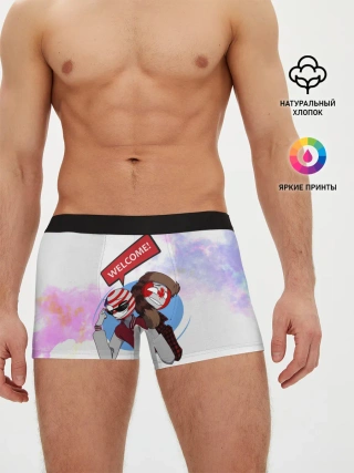 Мужские трусы боксеры / Country Humans