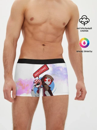 Мужские трусы боксеры / Country Humans