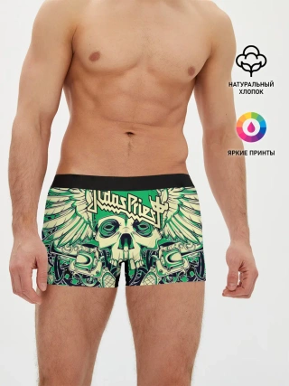 Мужские трусы боксеры / JUDAS PRIEST | ДЖУДАС ПРИСТ