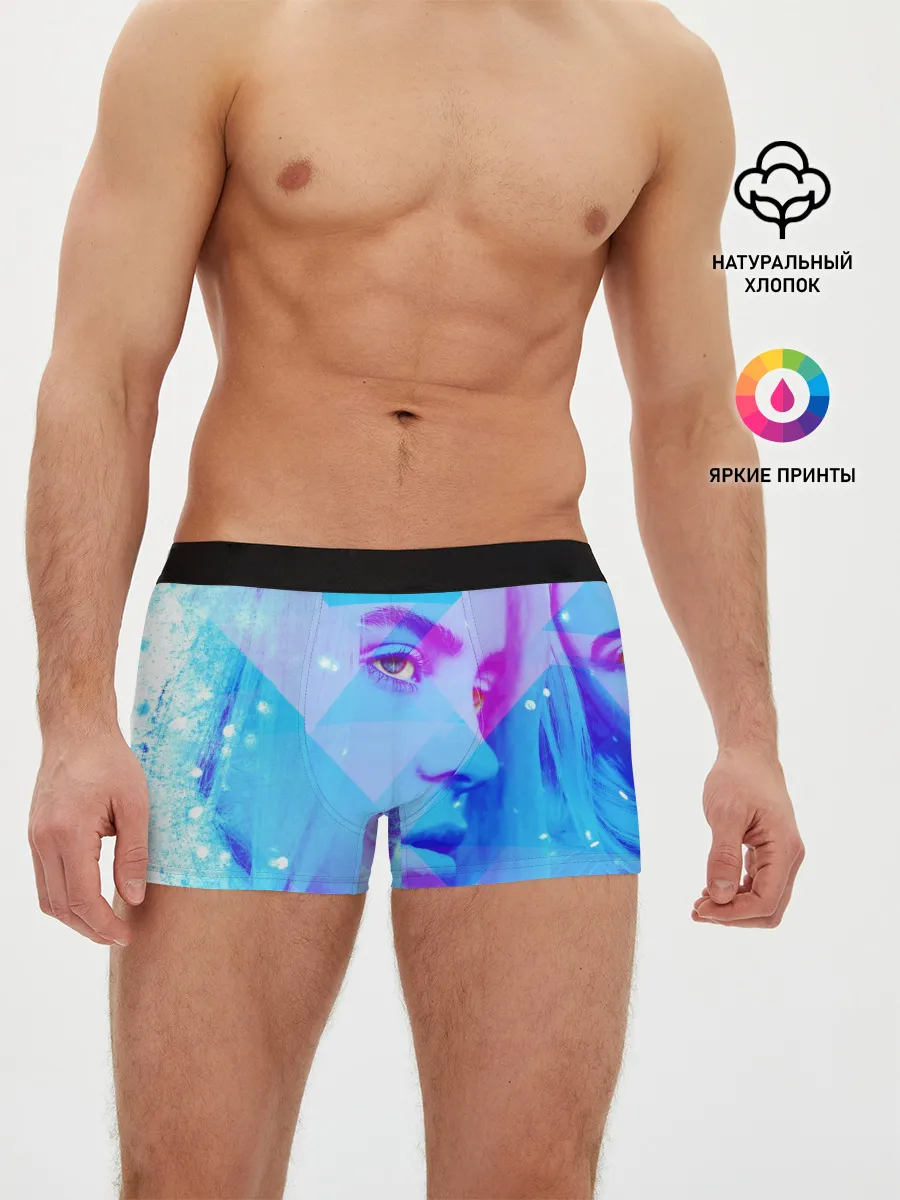 Мужские трусы боксеры / Billie Blue Star