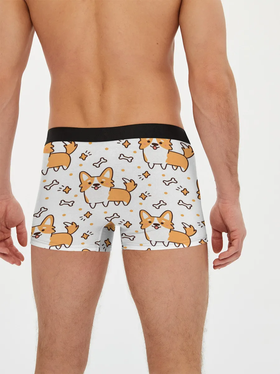 Мужские трусы боксеры / Корги