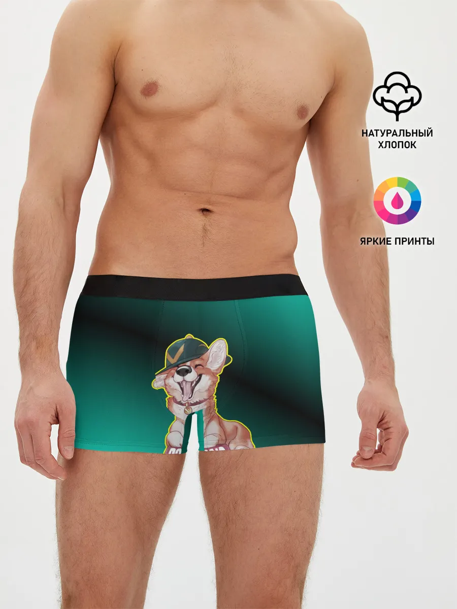 Мужские трусы боксеры / корги