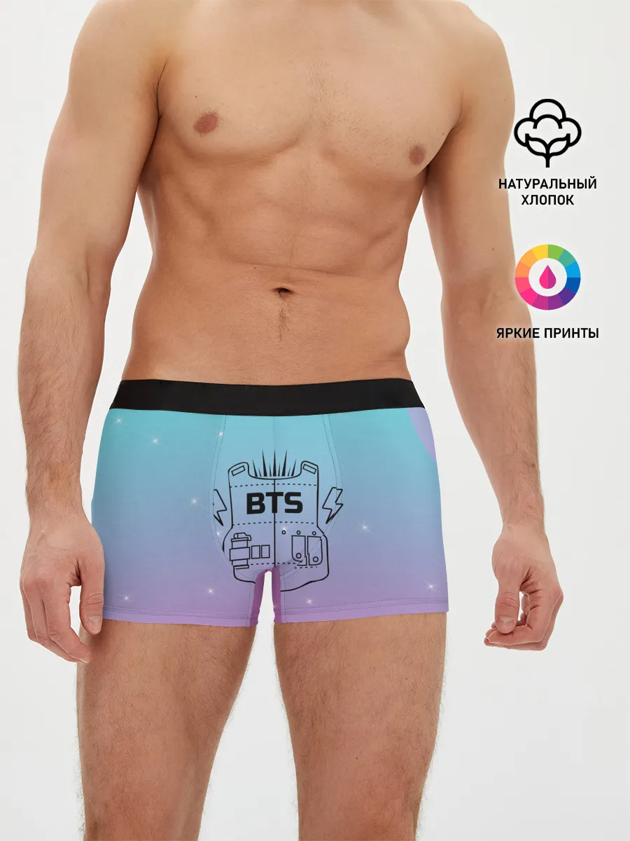 Мужские трусы боксеры / BTS