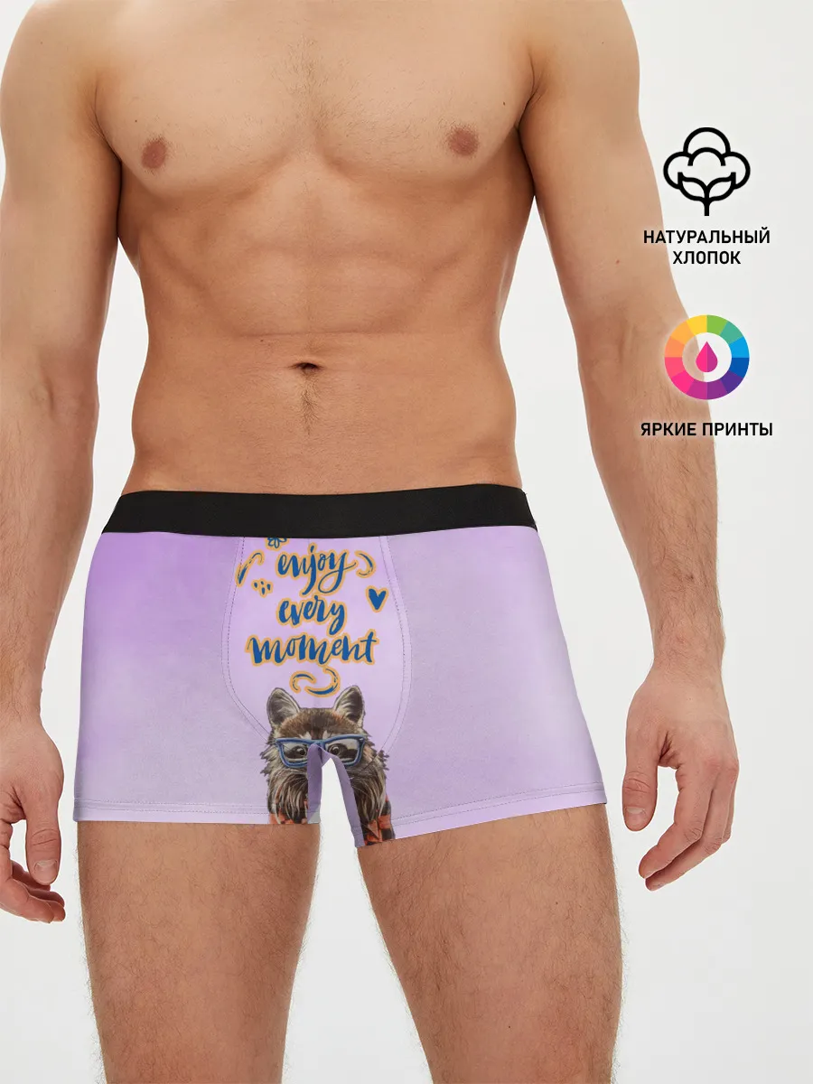 Мужские трусы боксеры / Енот