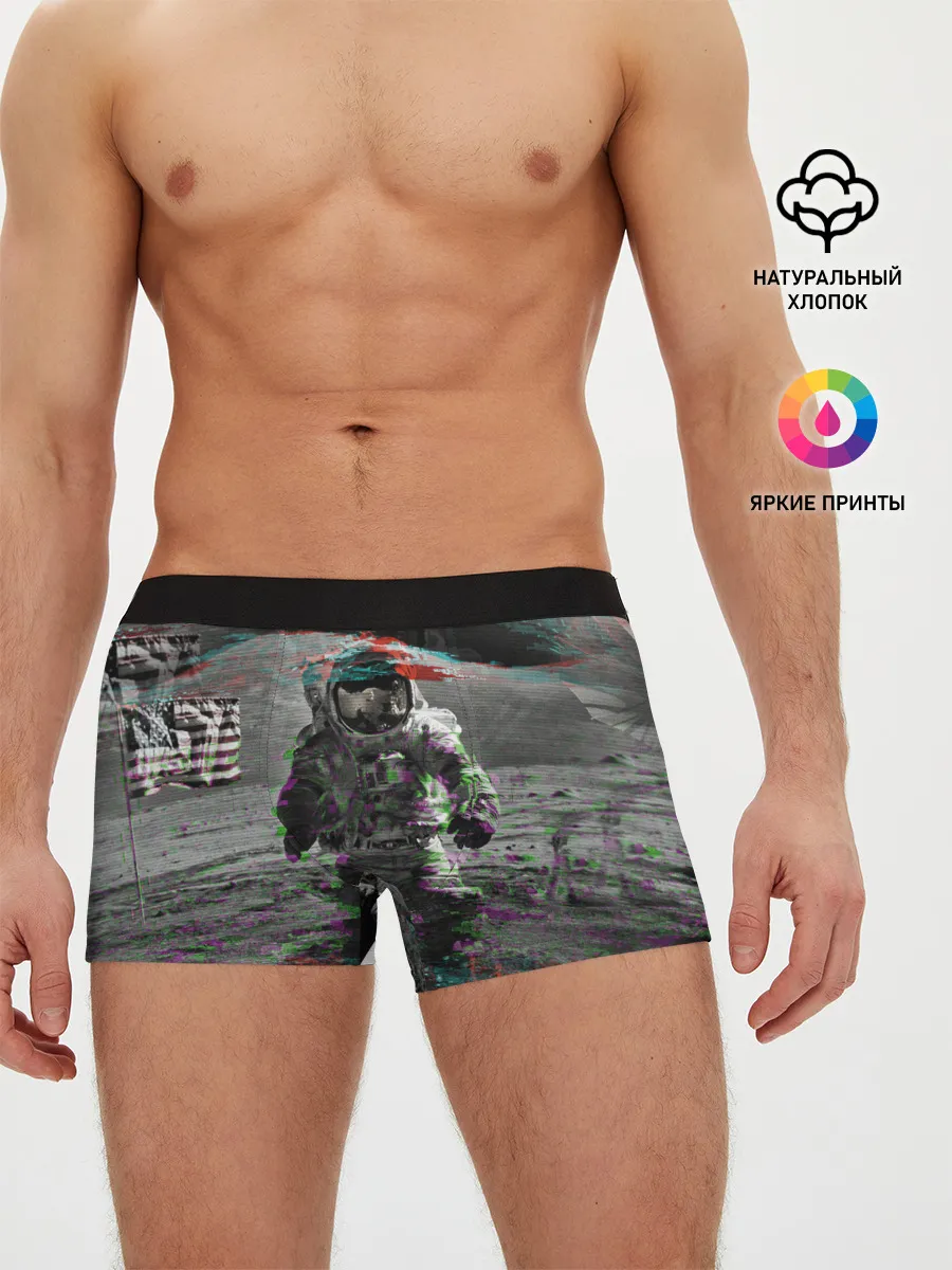 Мужские трусы боксеры / Космонавт