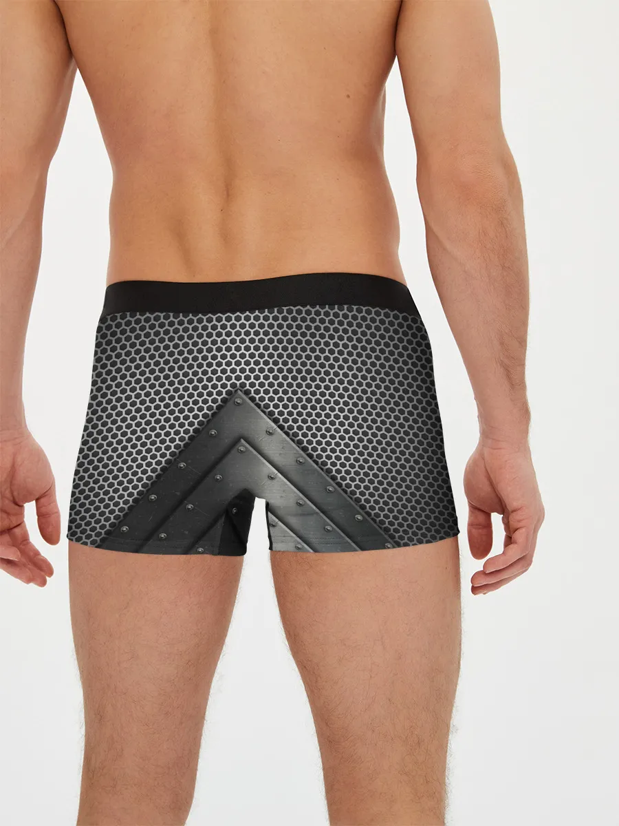 Мужские трусы боксеры / Броня металлическая