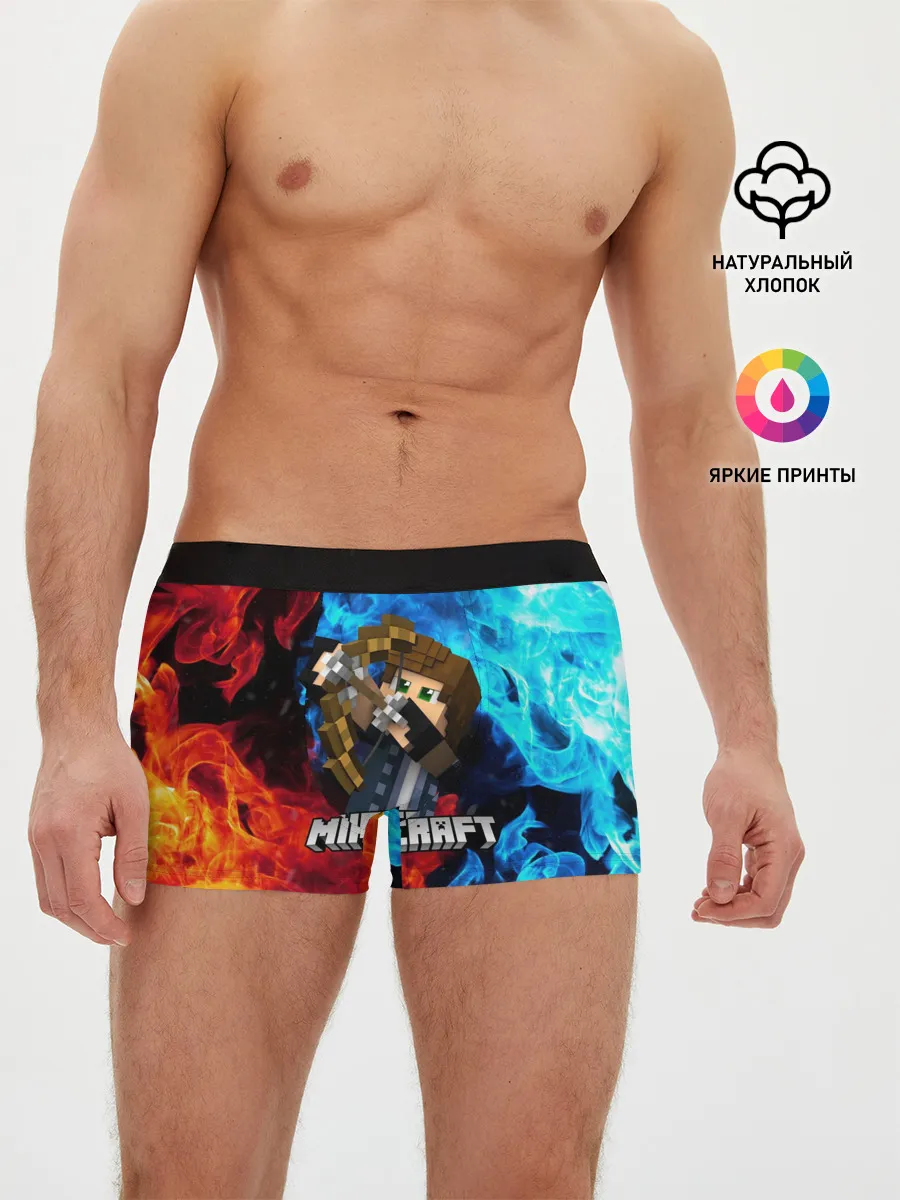 Мужские трусы боксеры / Minecraft / Майнкрафт