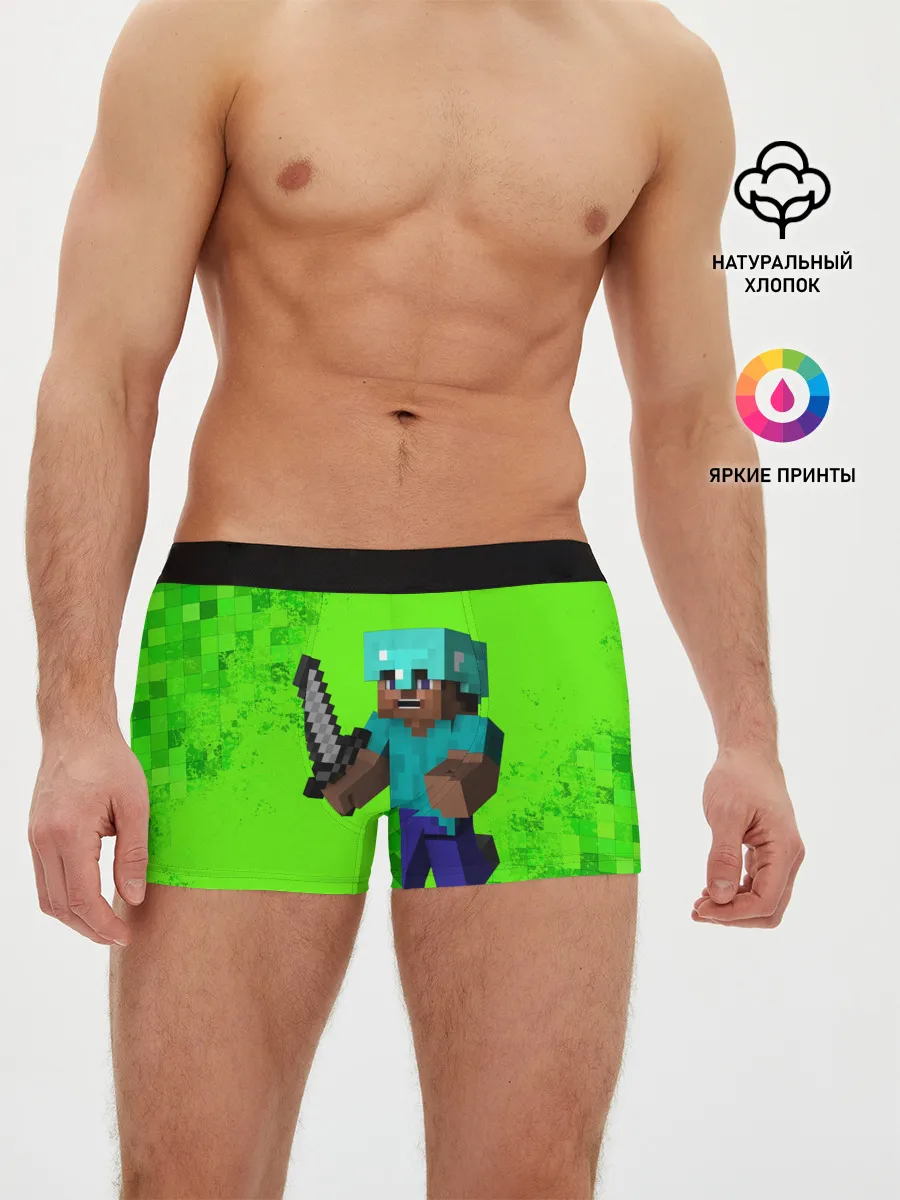 Мужские трусы боксеры / MINECRAFT