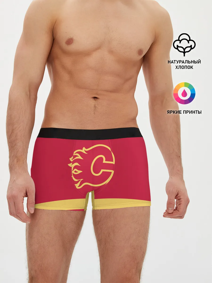 Мужские трусы боксеры / Калгари Флэймз