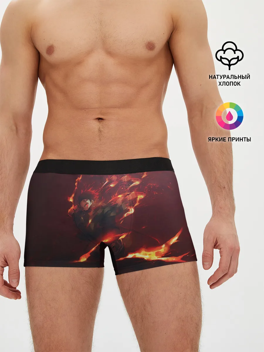 Мужские трусы боксеры / Танджиро Камадо