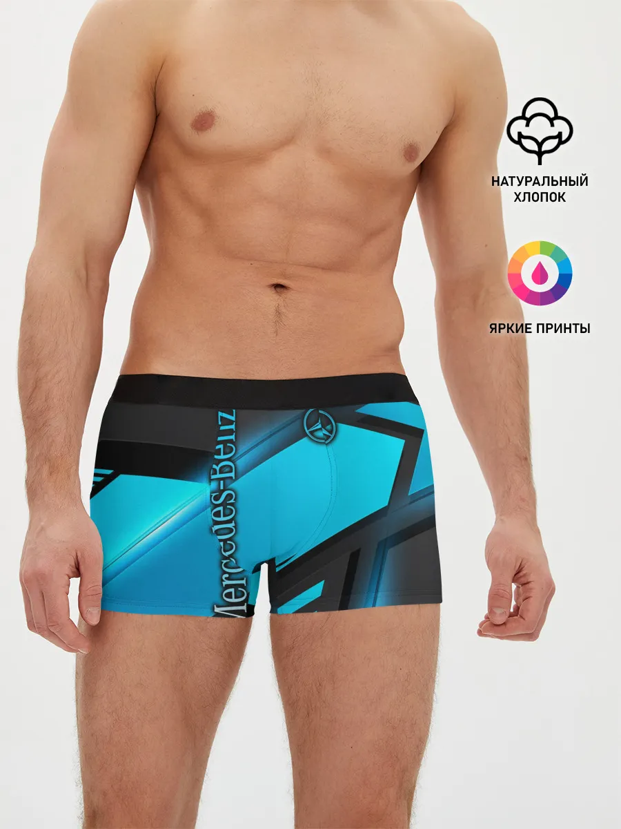 Мужские трусы боксеры / MERCEDES-BENZ | МЭРСЭДЭС