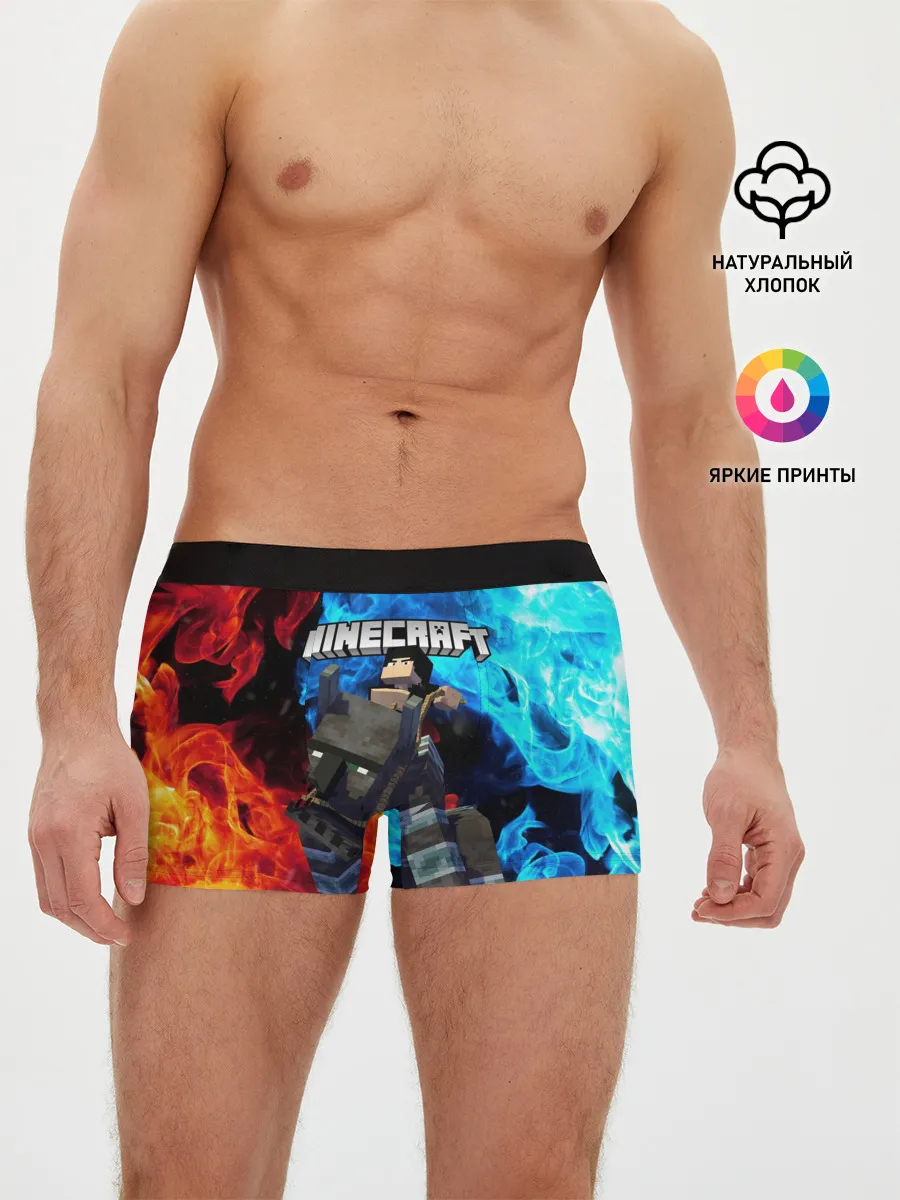 Мужские трусы боксеры / Minecraft / Майнкрафт