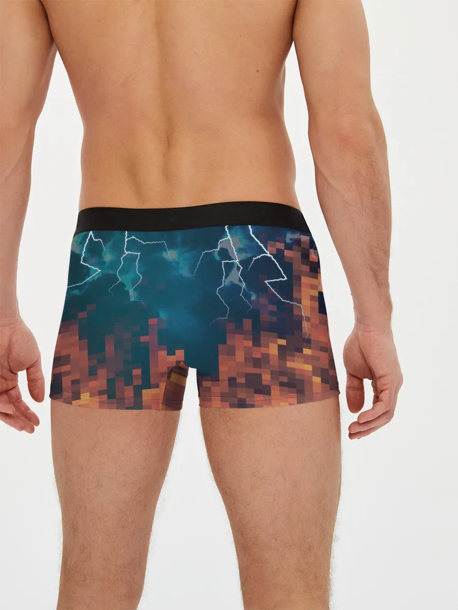 Мужские трусы боксеры / ЪУЪ Молнии