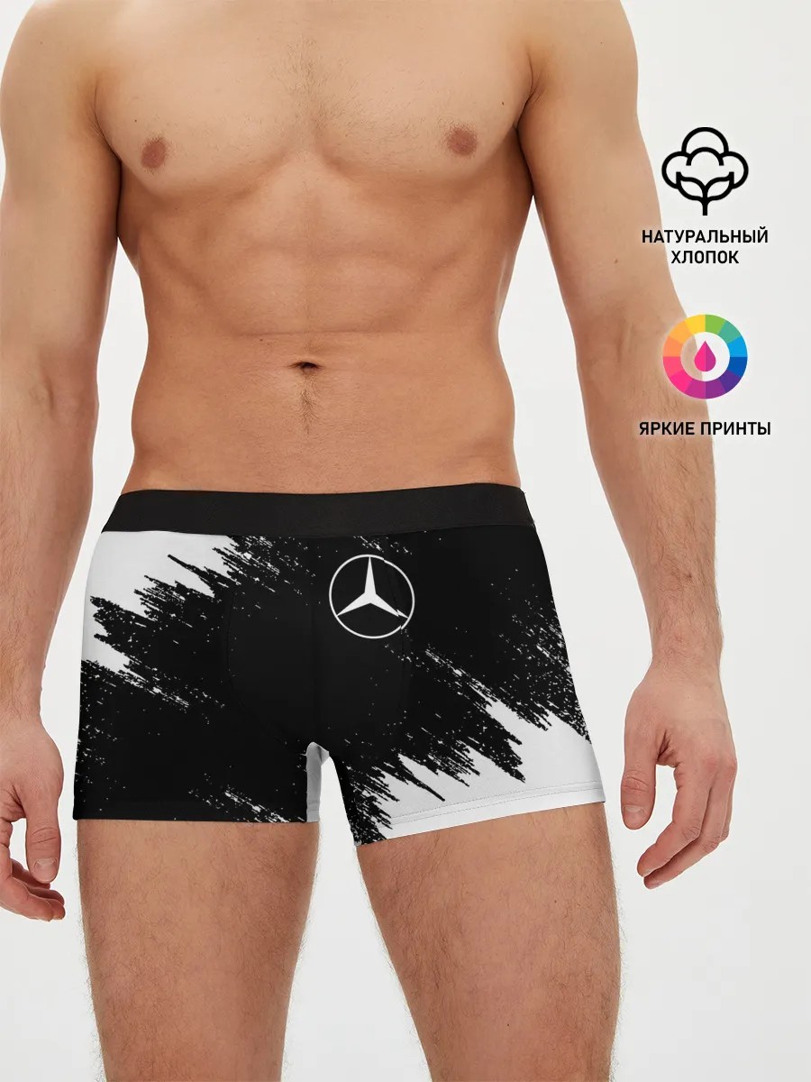 Мужские трусы боксеры / MERCEDES | МЕРСЕДЕС