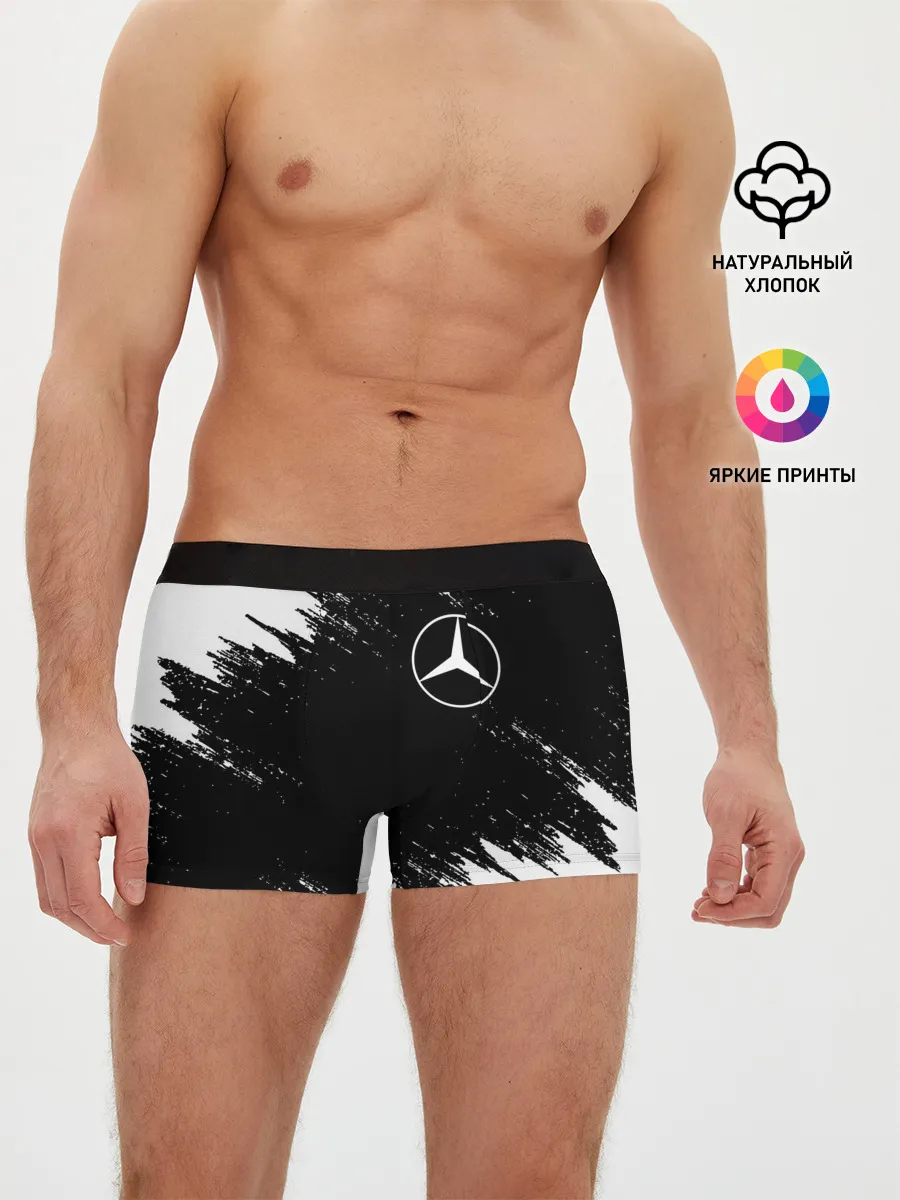 Мужские трусы боксеры / MERCEDES | МЕРСЕДЕС