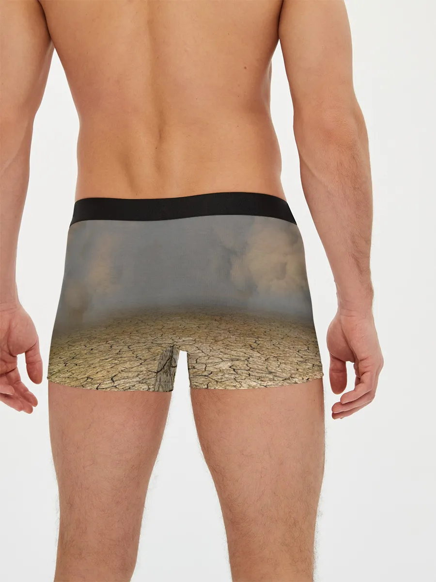 Мужские трусы боксеры / Земляной кошак с расенганом