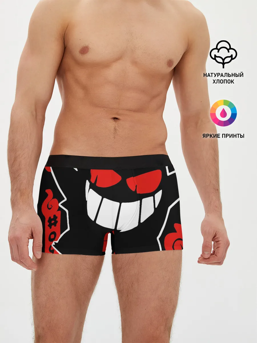 Мужские трусы боксеры / Pokemon Gengar Генгар