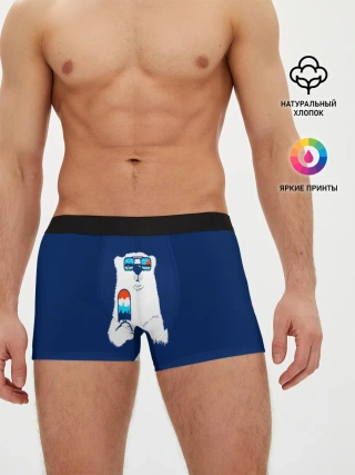 Мужские трусы боксеры / Мишка