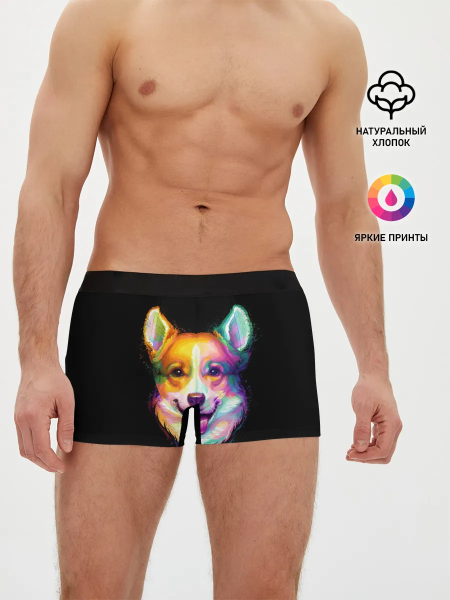 Мужские трусы боксеры / Корги