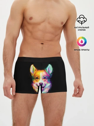 Мужские трусы боксеры / Корги