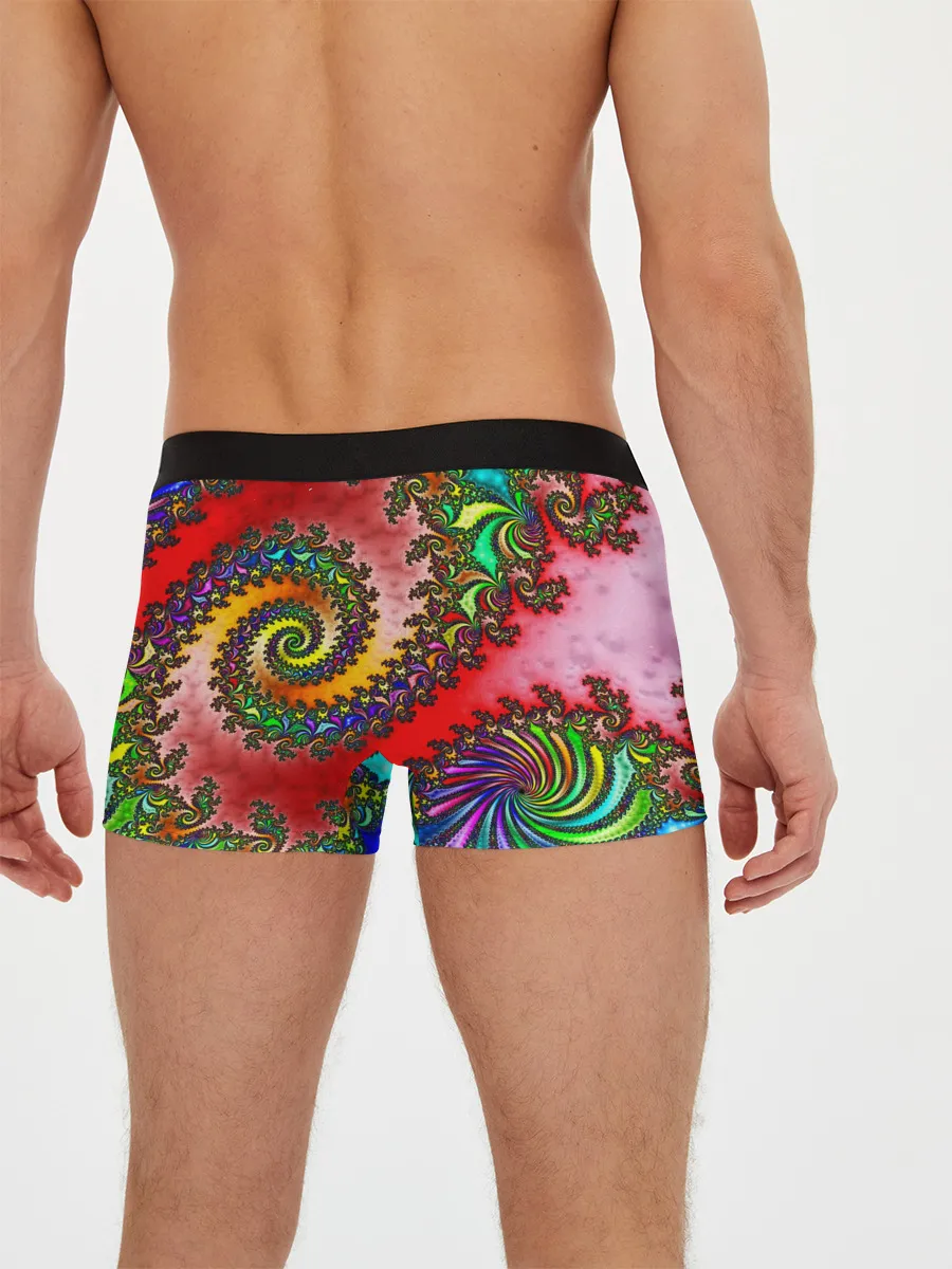 Мужские трусы боксеры / ФРАКТАЛЬНЫЙ УЗОР