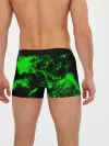 Мужские трусы боксеры / Зелёная краска