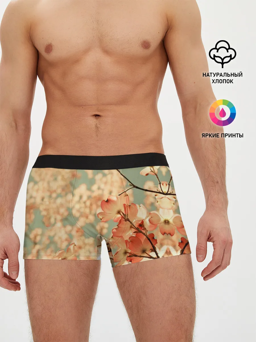 Мужские трусы боксеры / Flowers