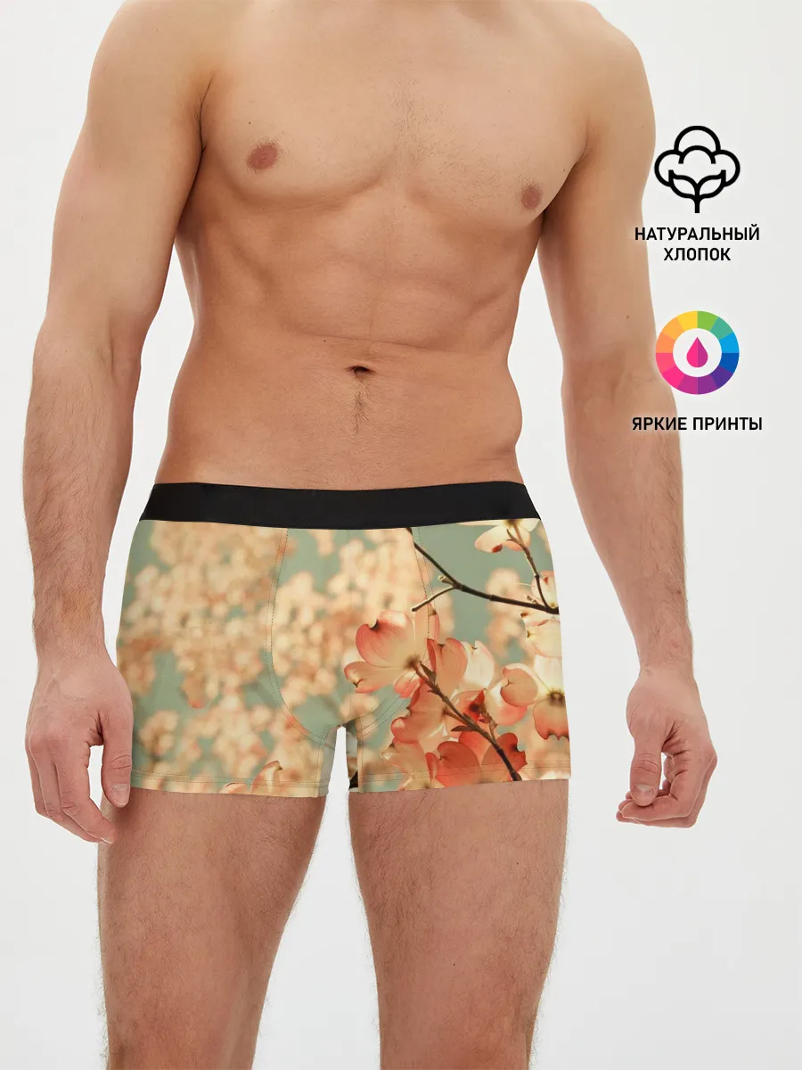 Мужские трусы боксеры / Flowers